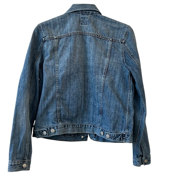 GAP Classic Blue Jean Summer Fall Spring Jacket Women's Size Medium - Picture 2 of 9